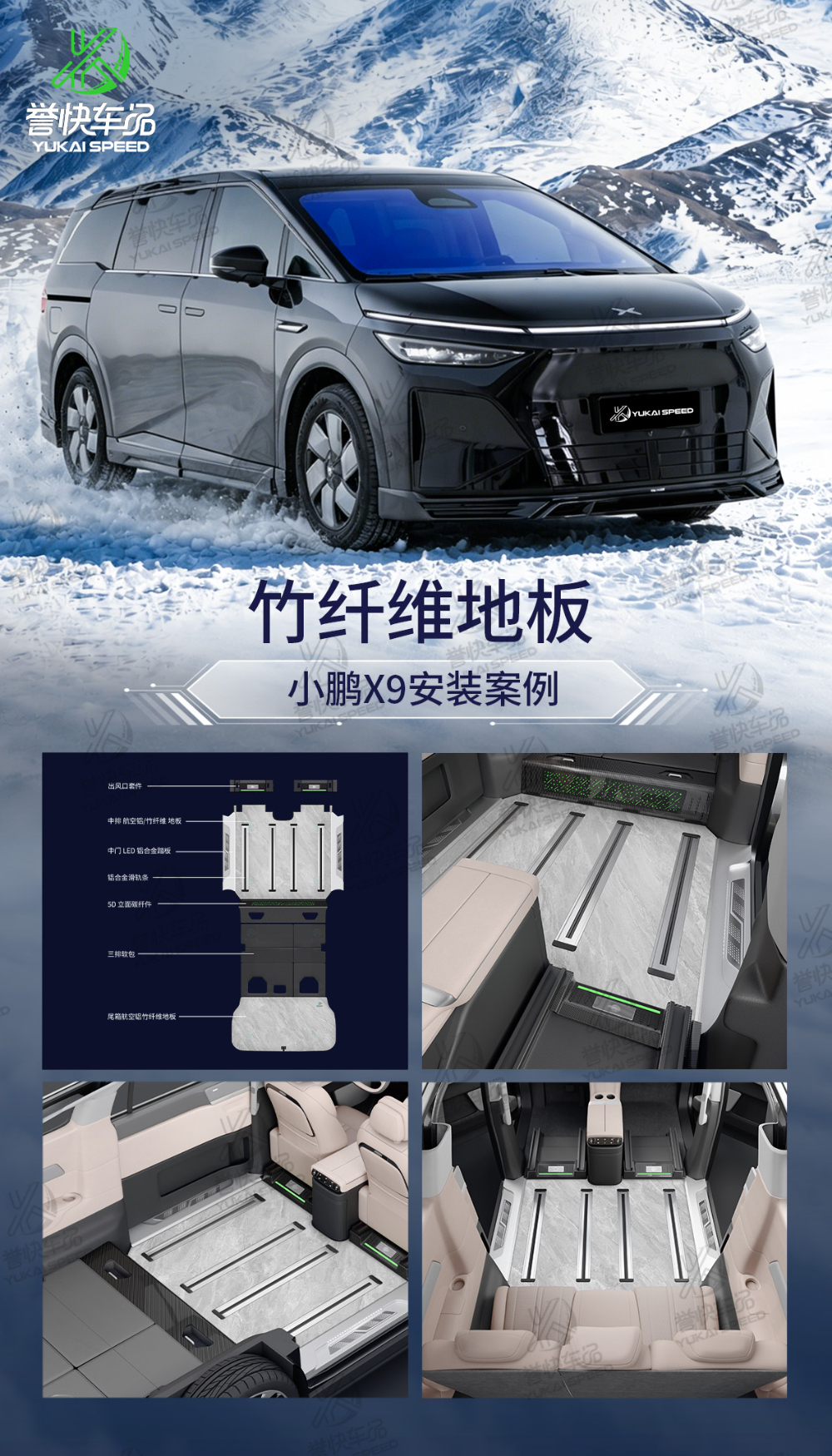 汽车地板安装