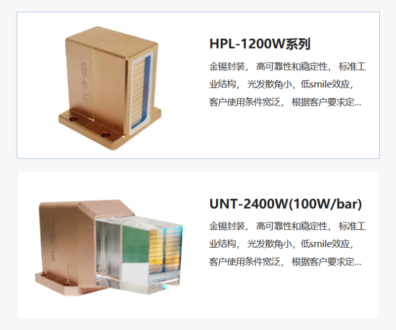 宏通道激光器