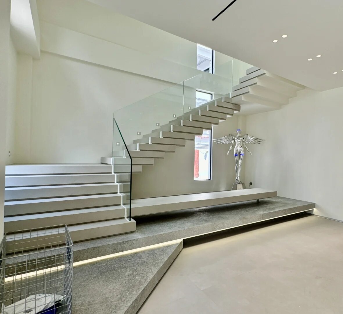 叠步楼梯结构细节