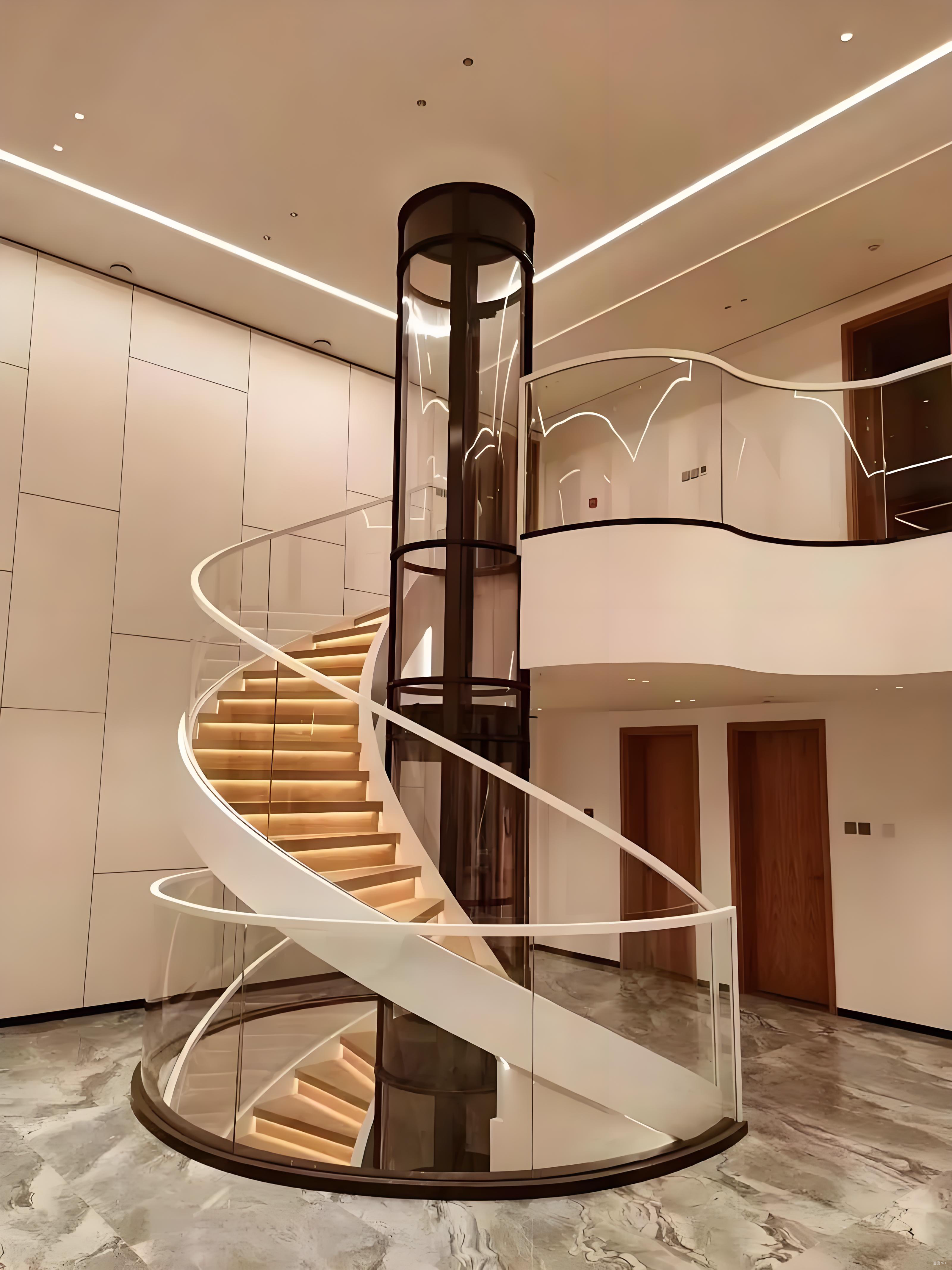 卷板楼梯细节展示