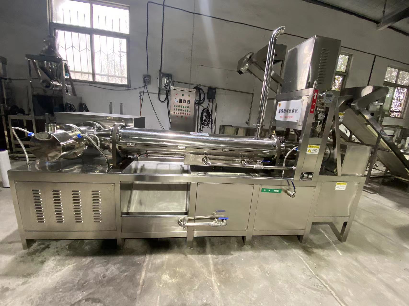 卧式蒸煮机应用实例