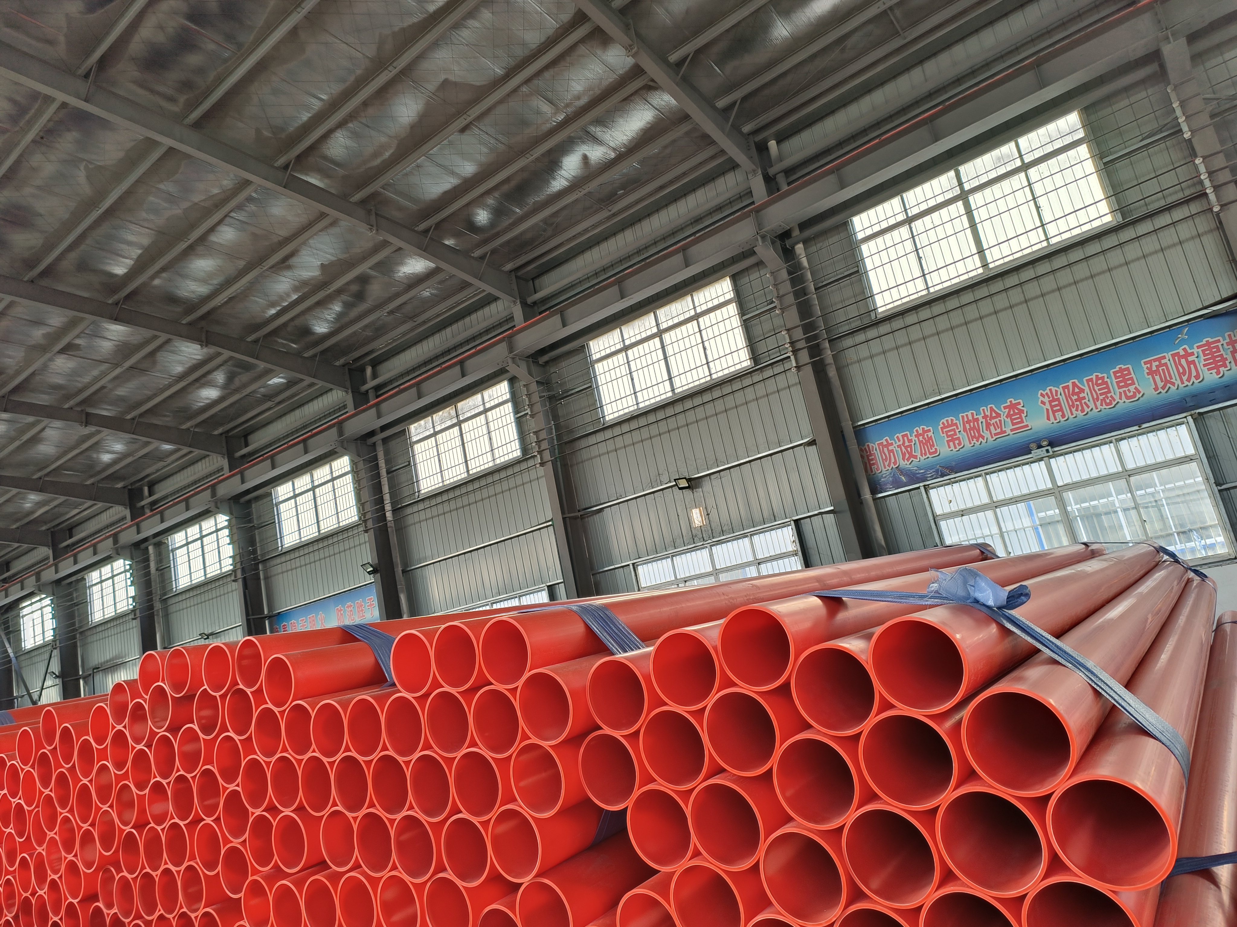 MPP电力管施工现场