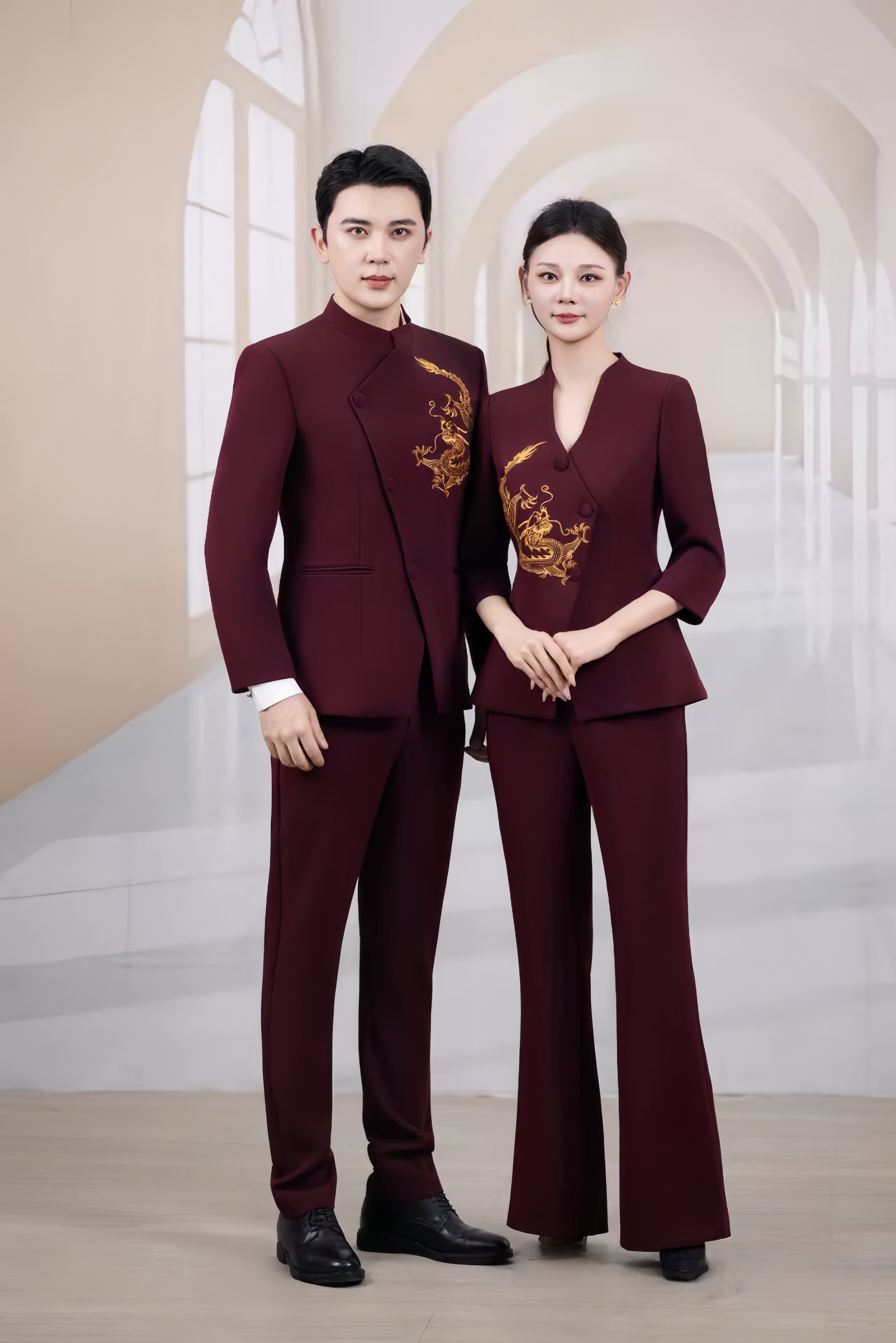 工服面料细节展示