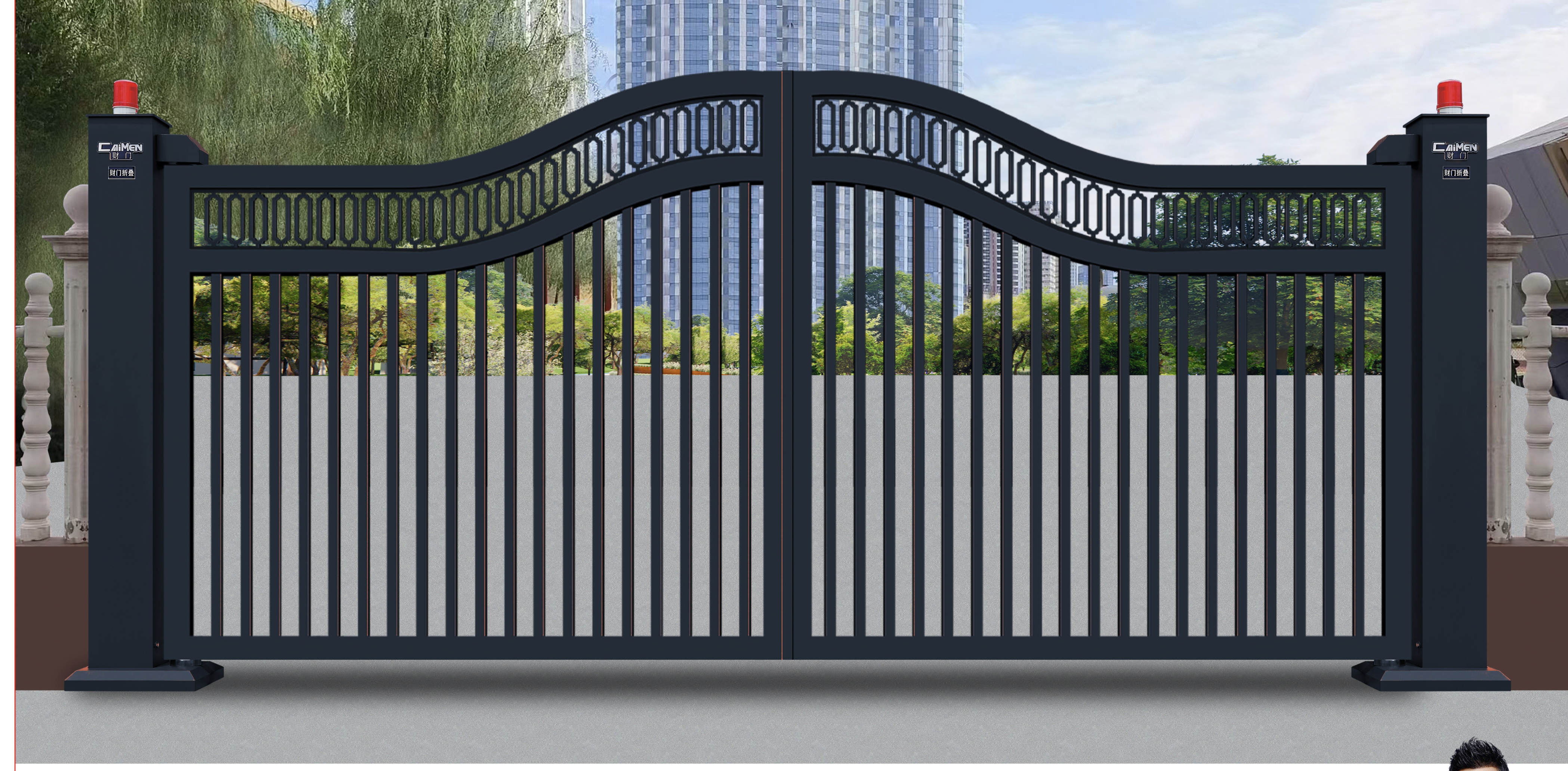 东太门业智能悬浮门展示