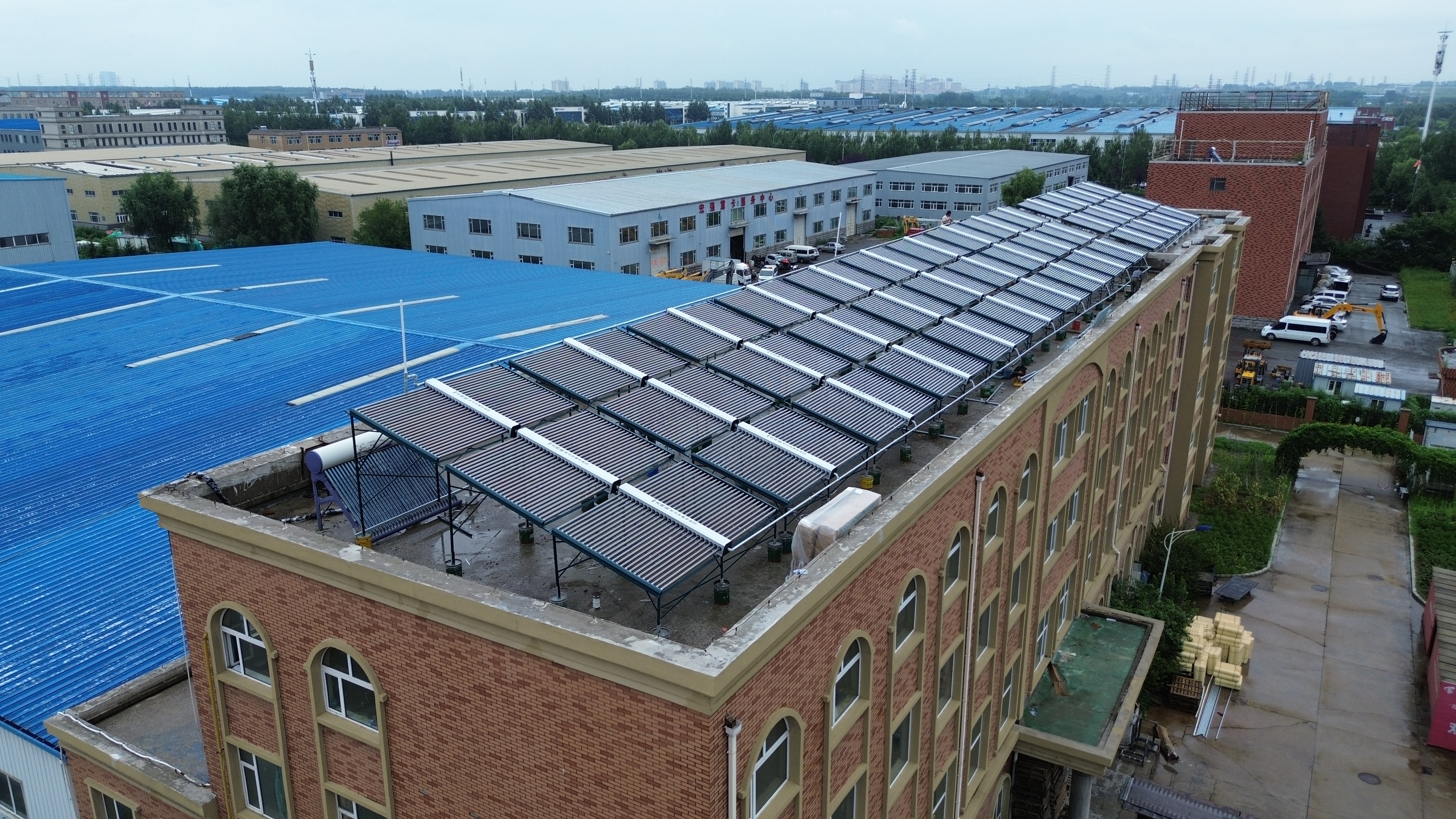 太阳能排空技术展示