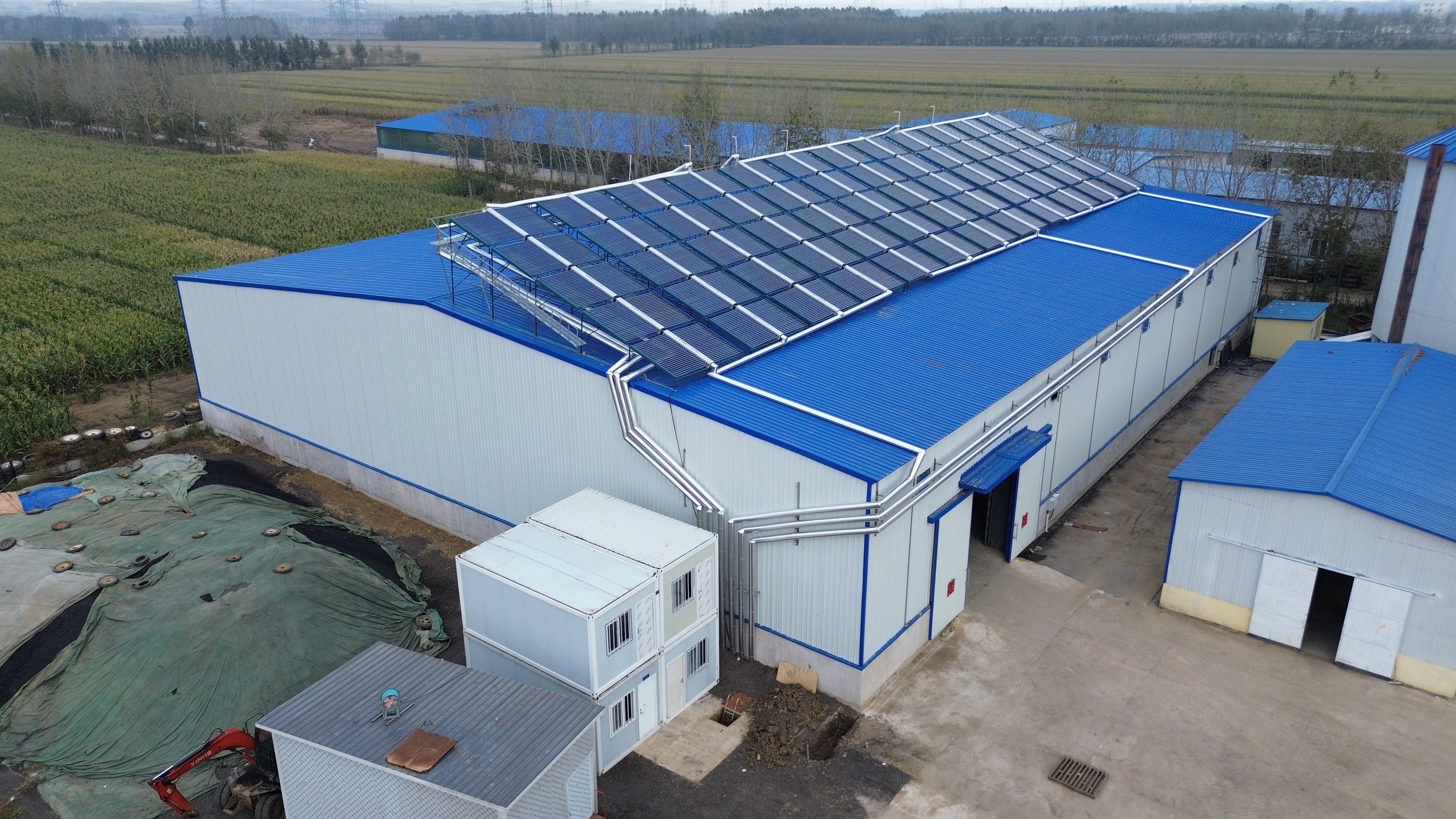 太阳能采暖设备展示