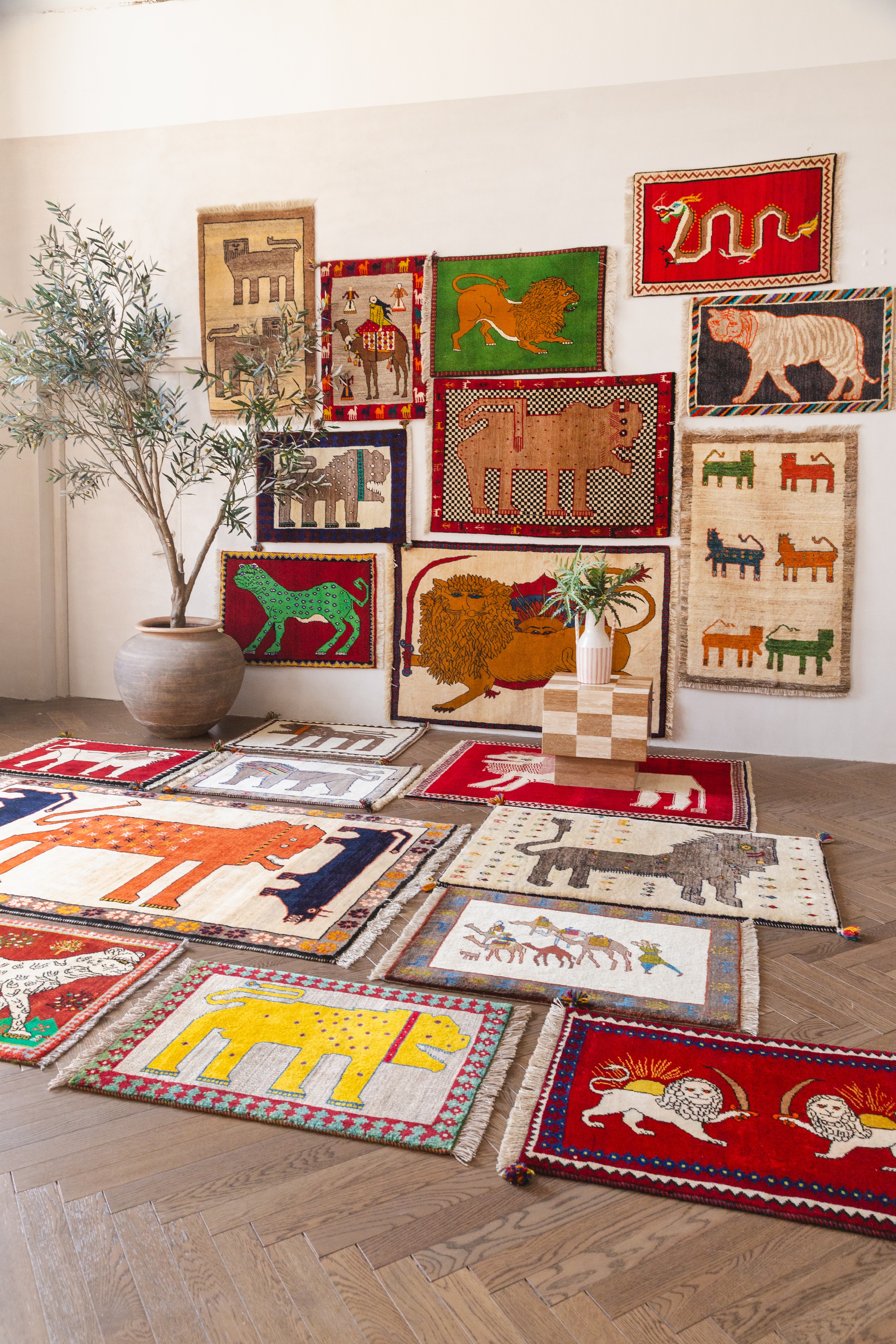 手工编织过程展示