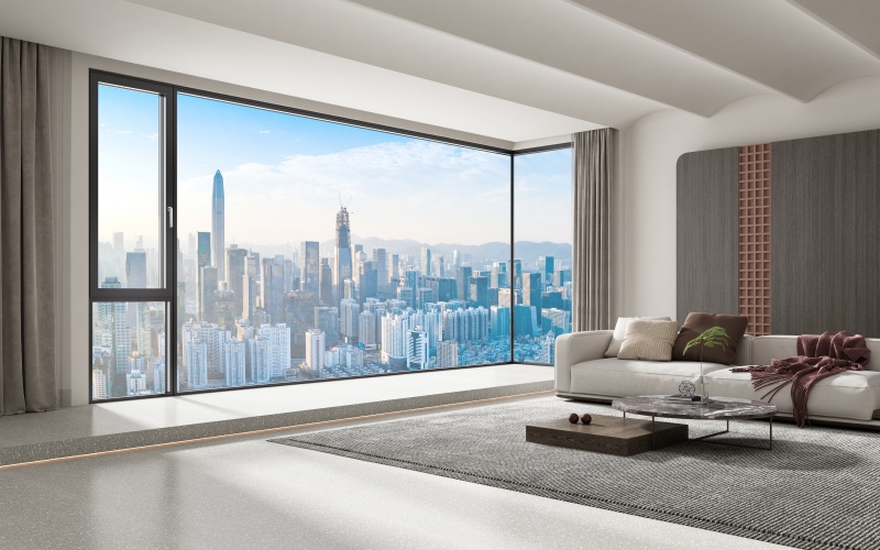 系统平开窗结构