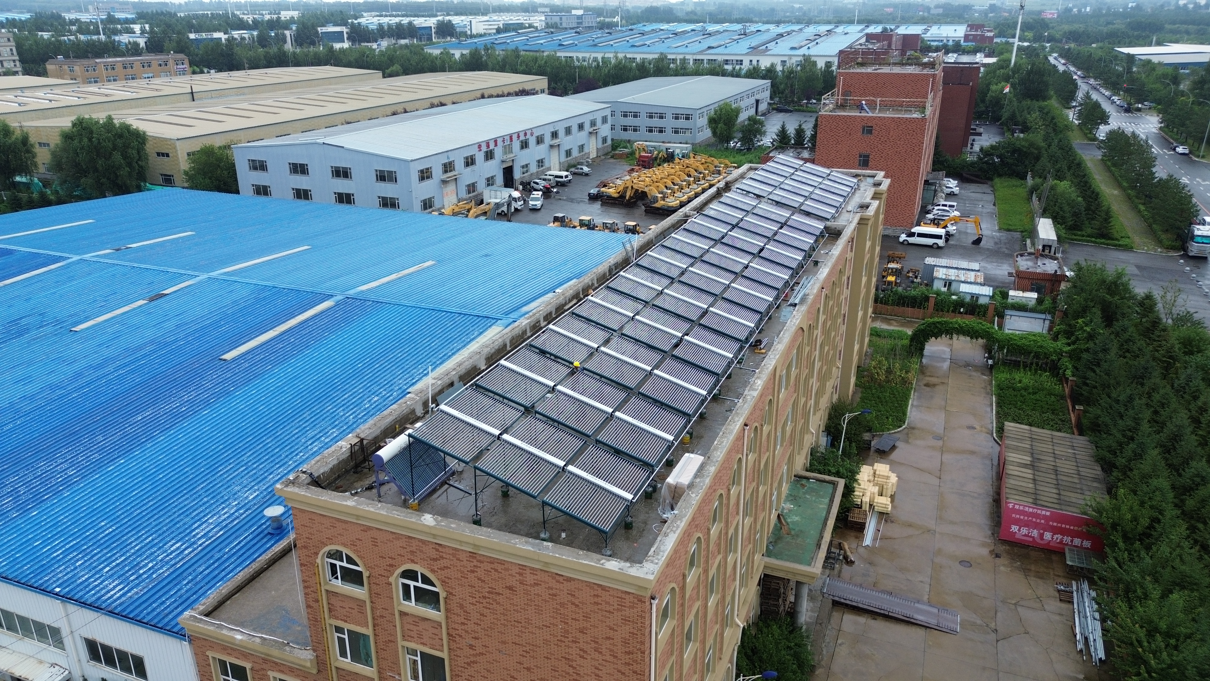 太阳能采暖技术展示示例