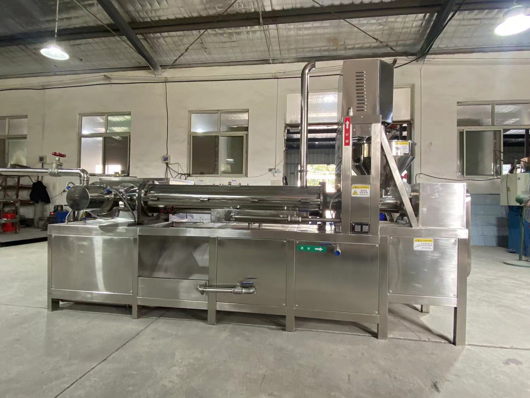 卧式蒸煮机工作流程