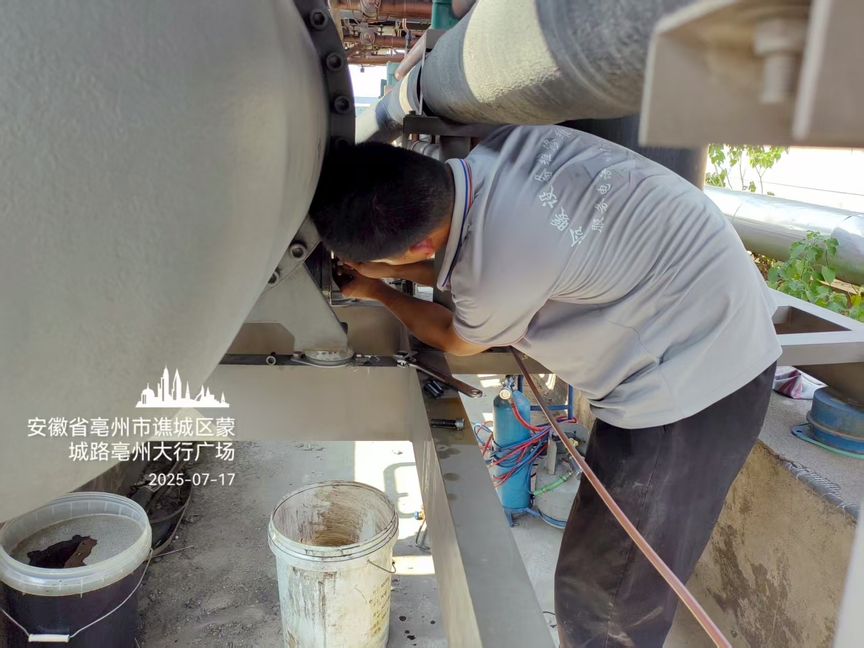 螺杆机维修技术展示