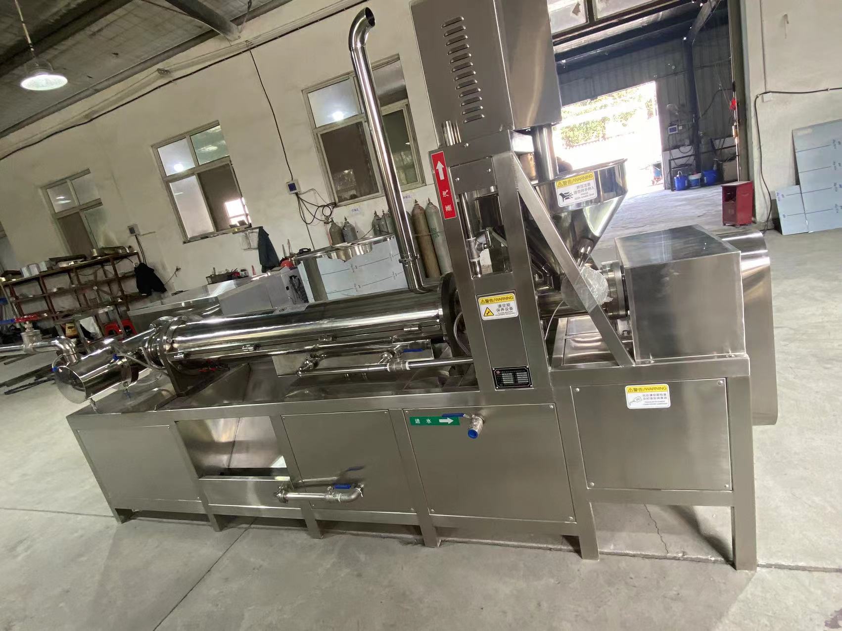 卧式蒸煮机内部结构