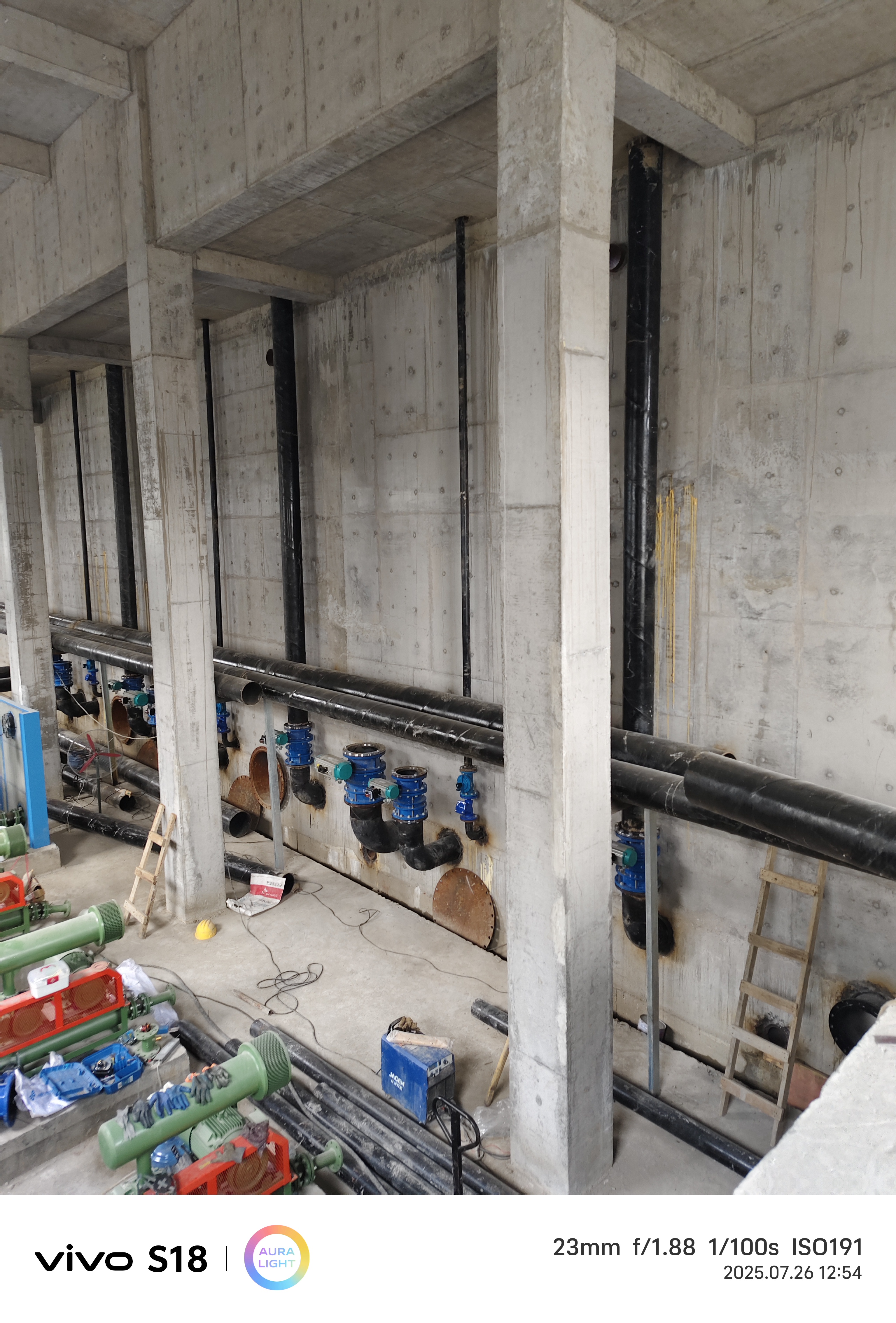 曝气生物滤池内部结构特写