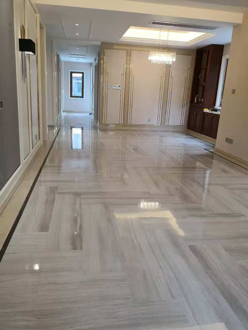 石材清洁施工过程