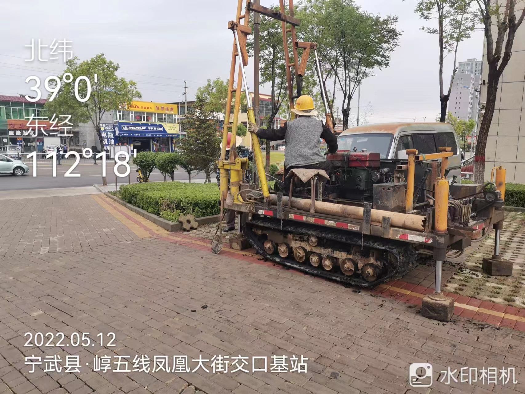 地基检测设备现场图