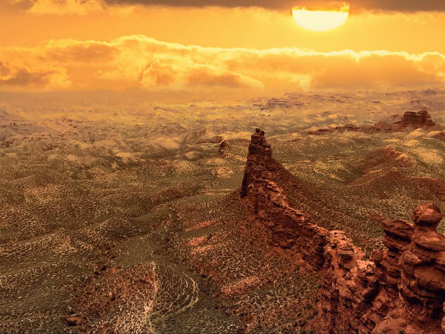 峡谷地质特色近景