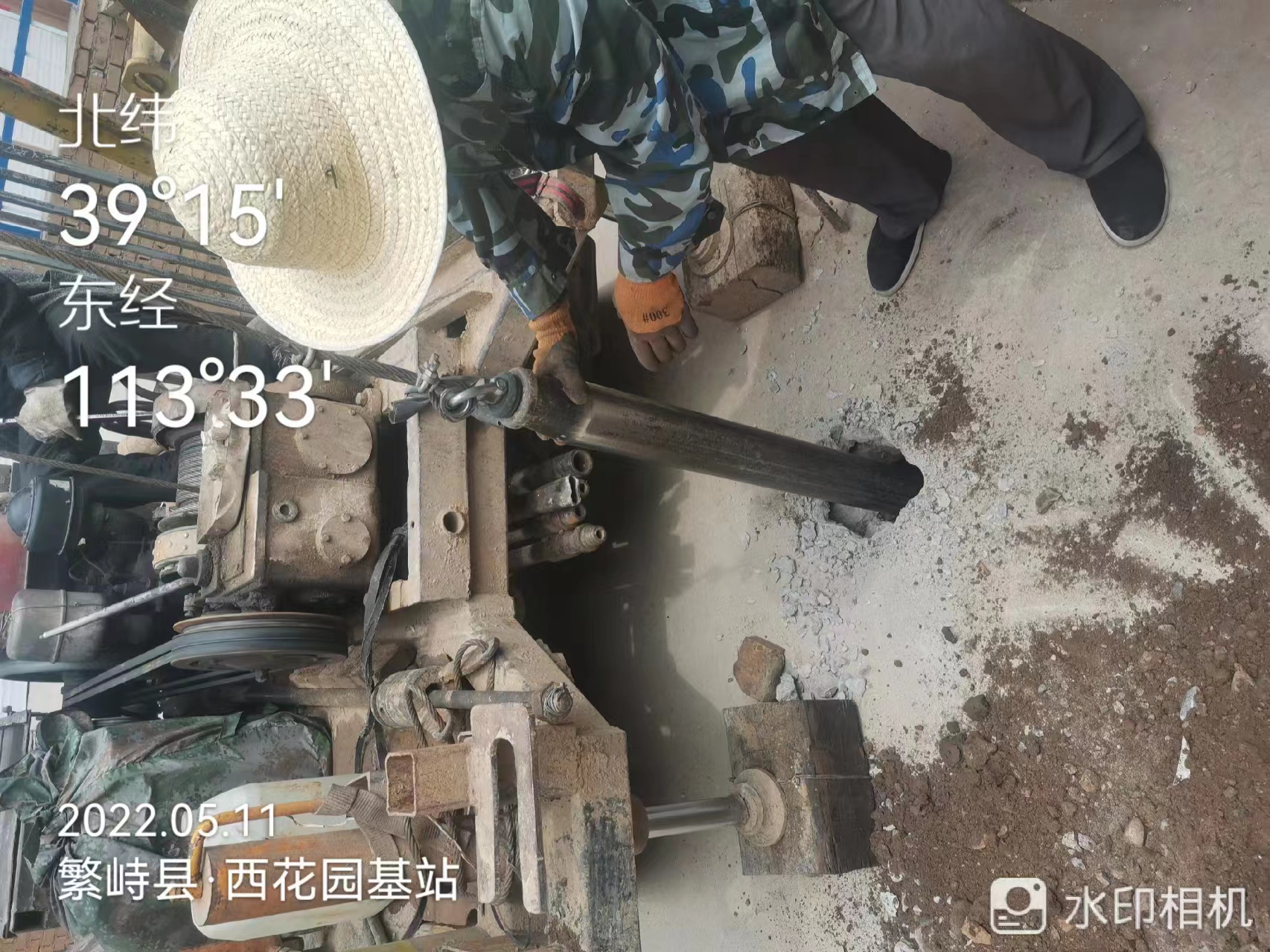 地基检测现场作业