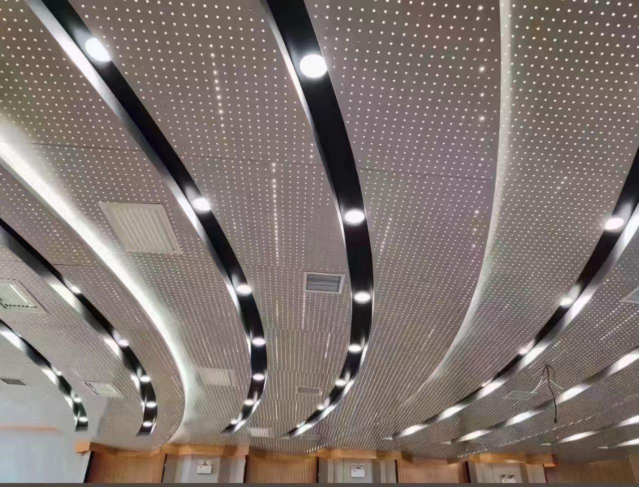 艺术造型铝单板在文化场馆的应用