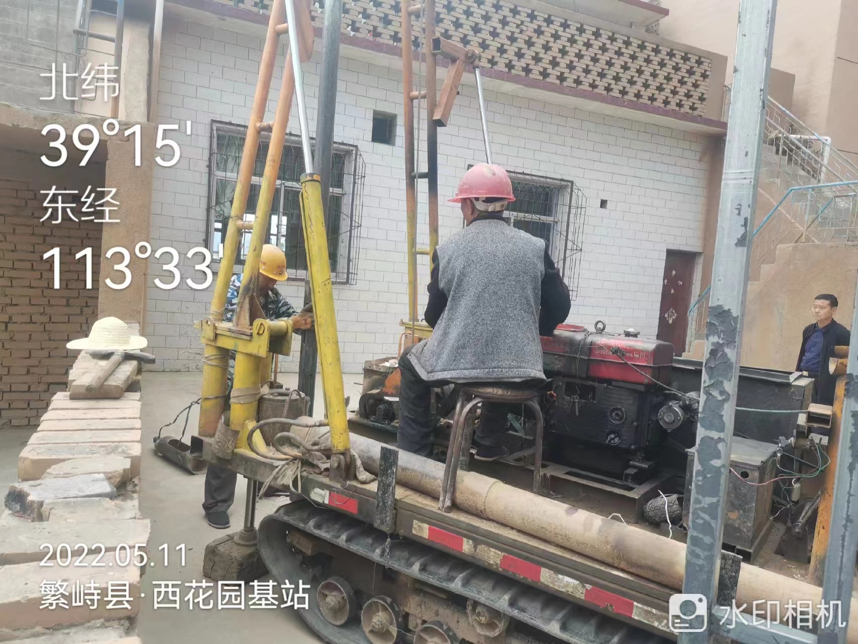 地基检测现场作业