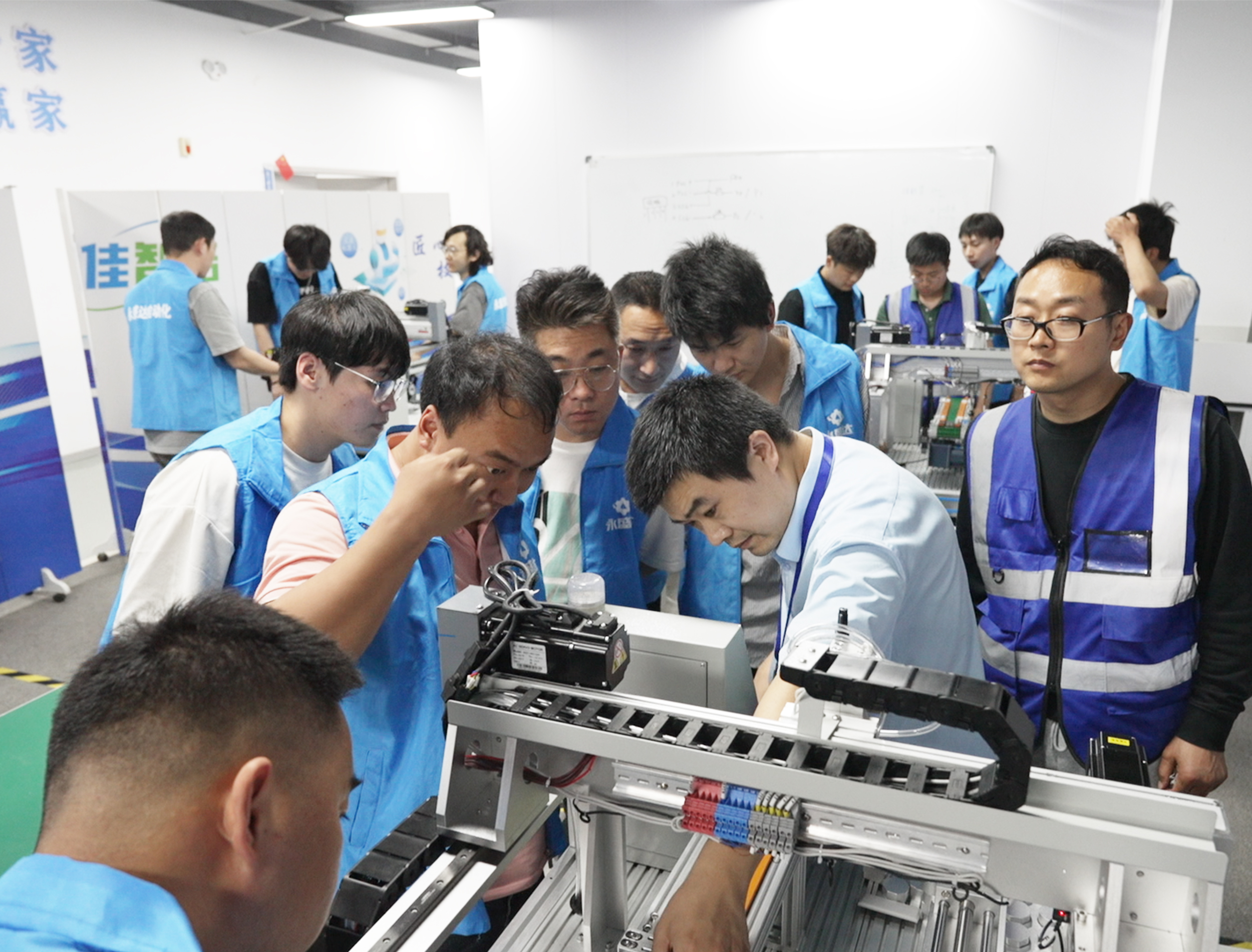 学员企业对接现场