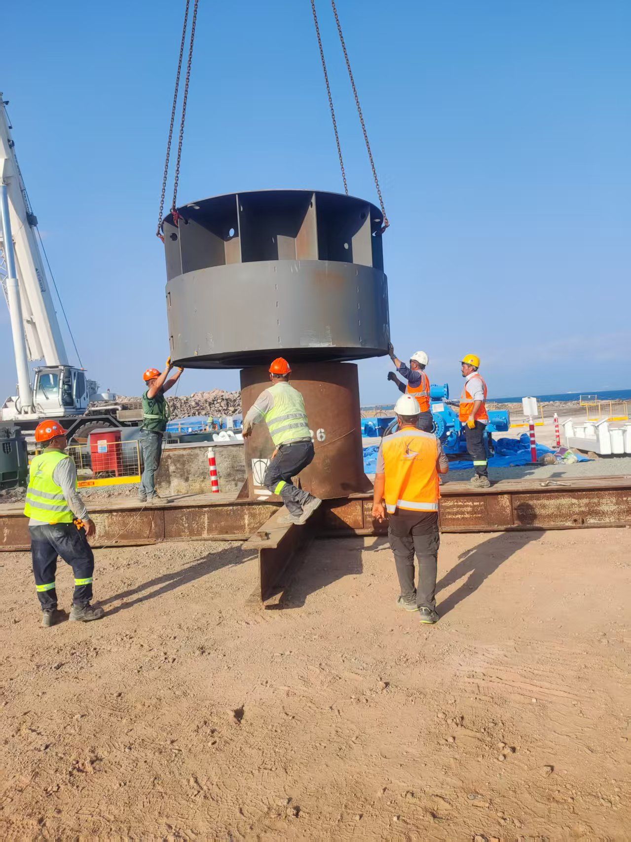 景安重工链刀式成墙设备施工现场