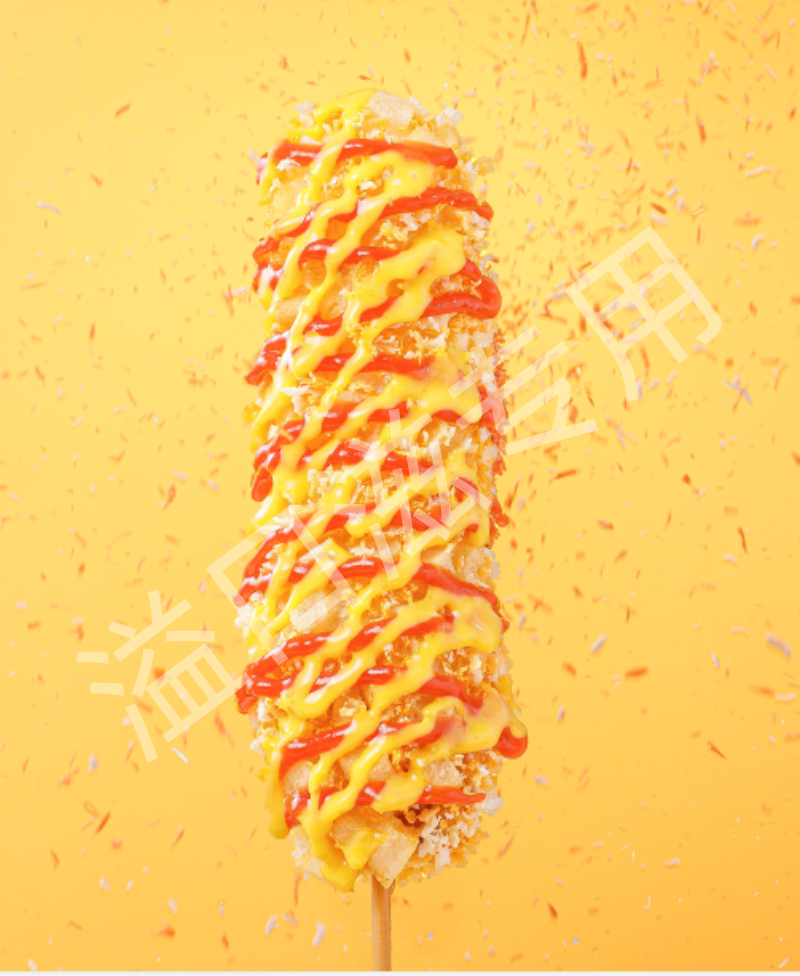 溢口滋芝士热狗棒产品图