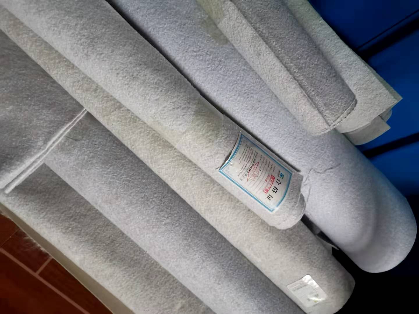 虹吸排水板安装现场