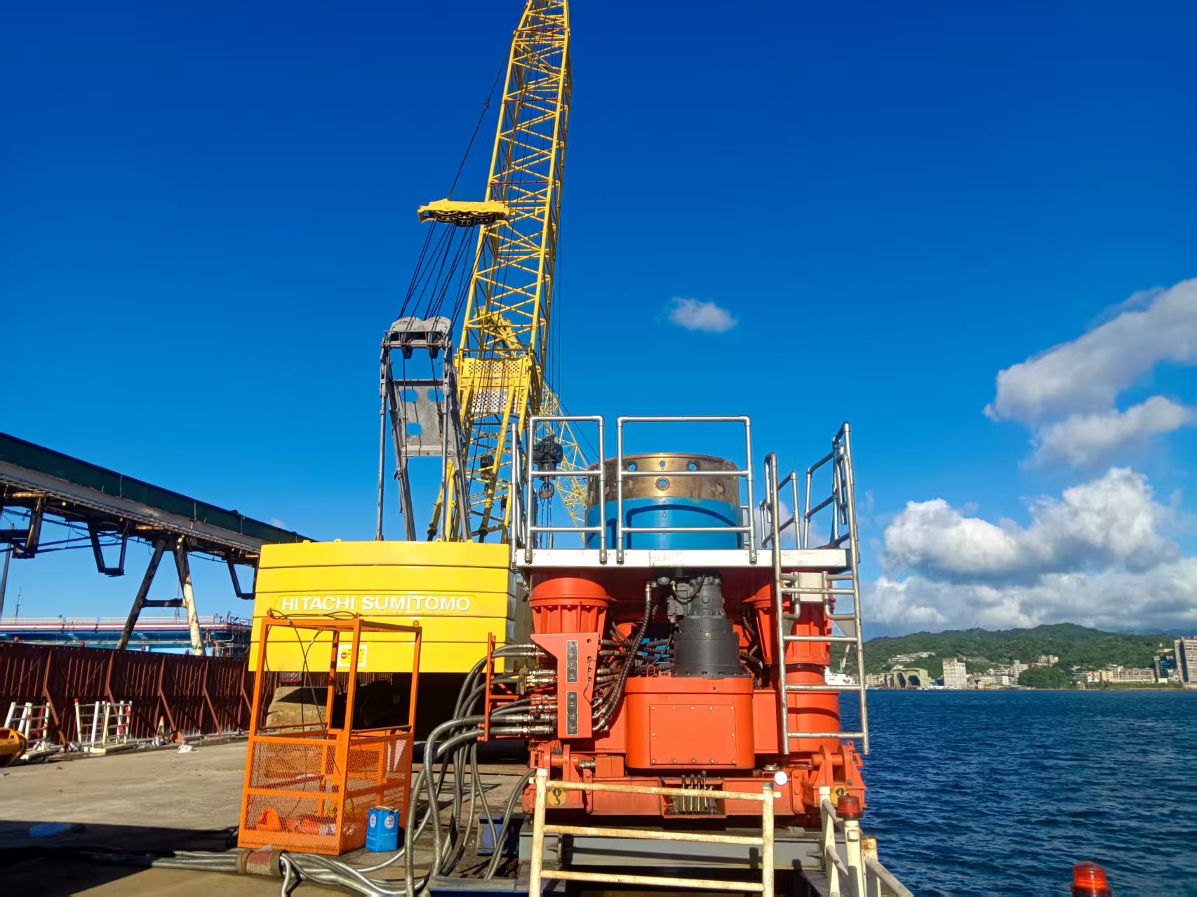 景安重工反循环钻机施工现场