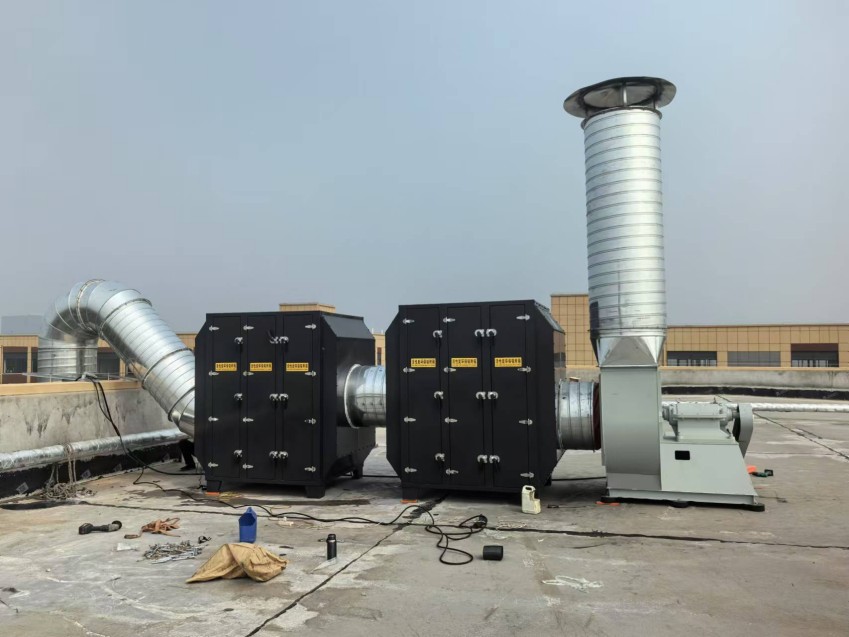 盈凯环境工程废气处理设备实景