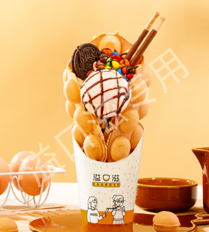 鸡蛋仔制作过程