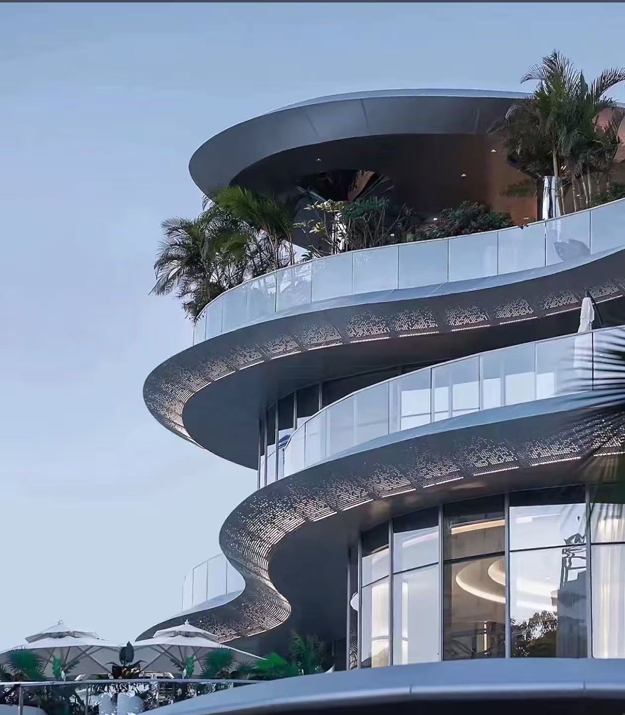 艺术造型铝单板应用示例