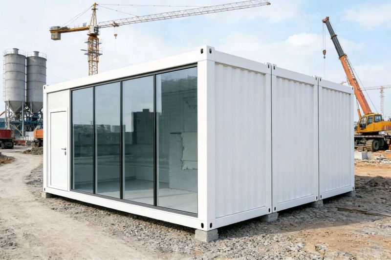 装配式打包箱安装过程