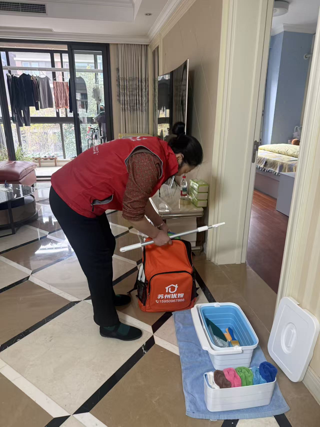 家政服务现场工作