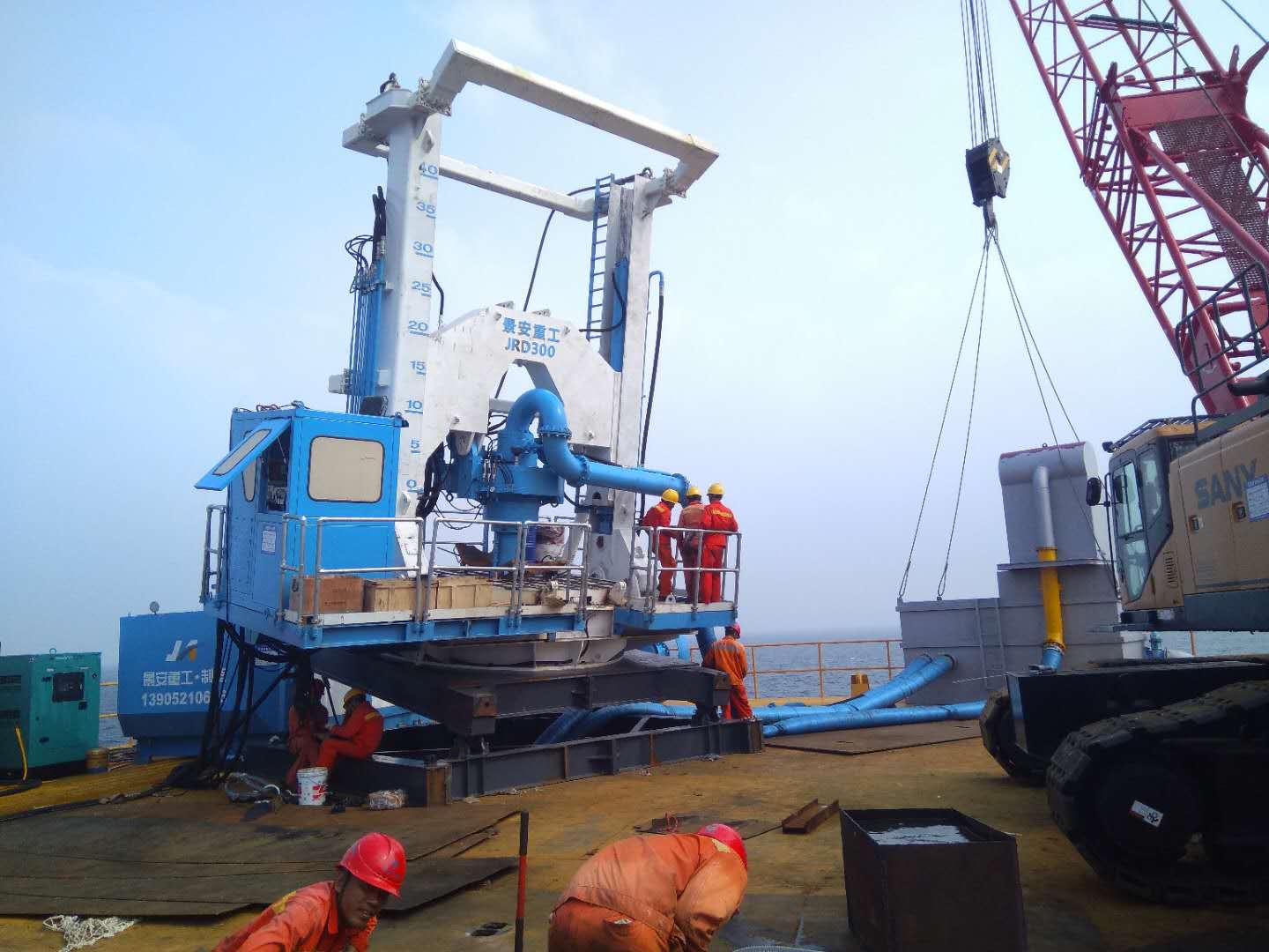 链刀式成墙设备工作示意图