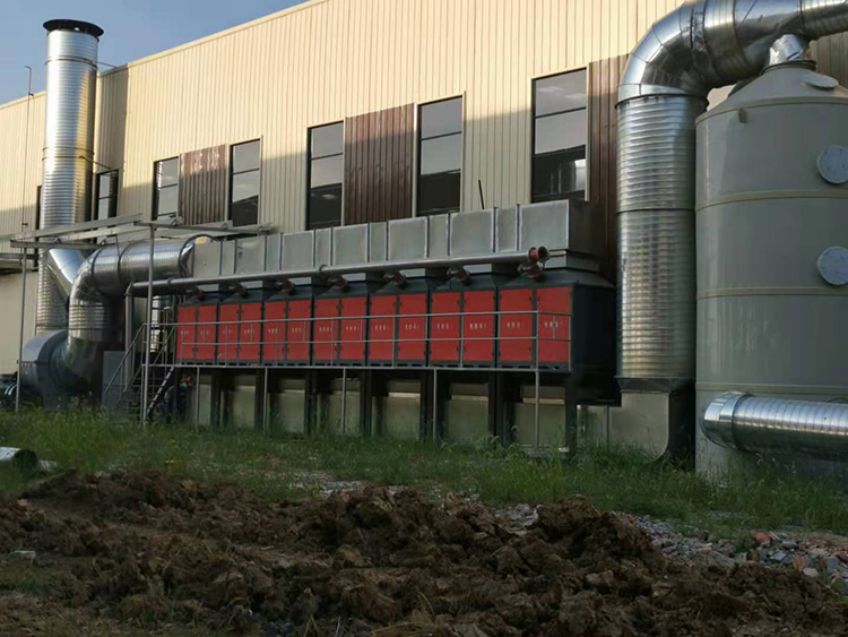 催化燃烧技术示意图