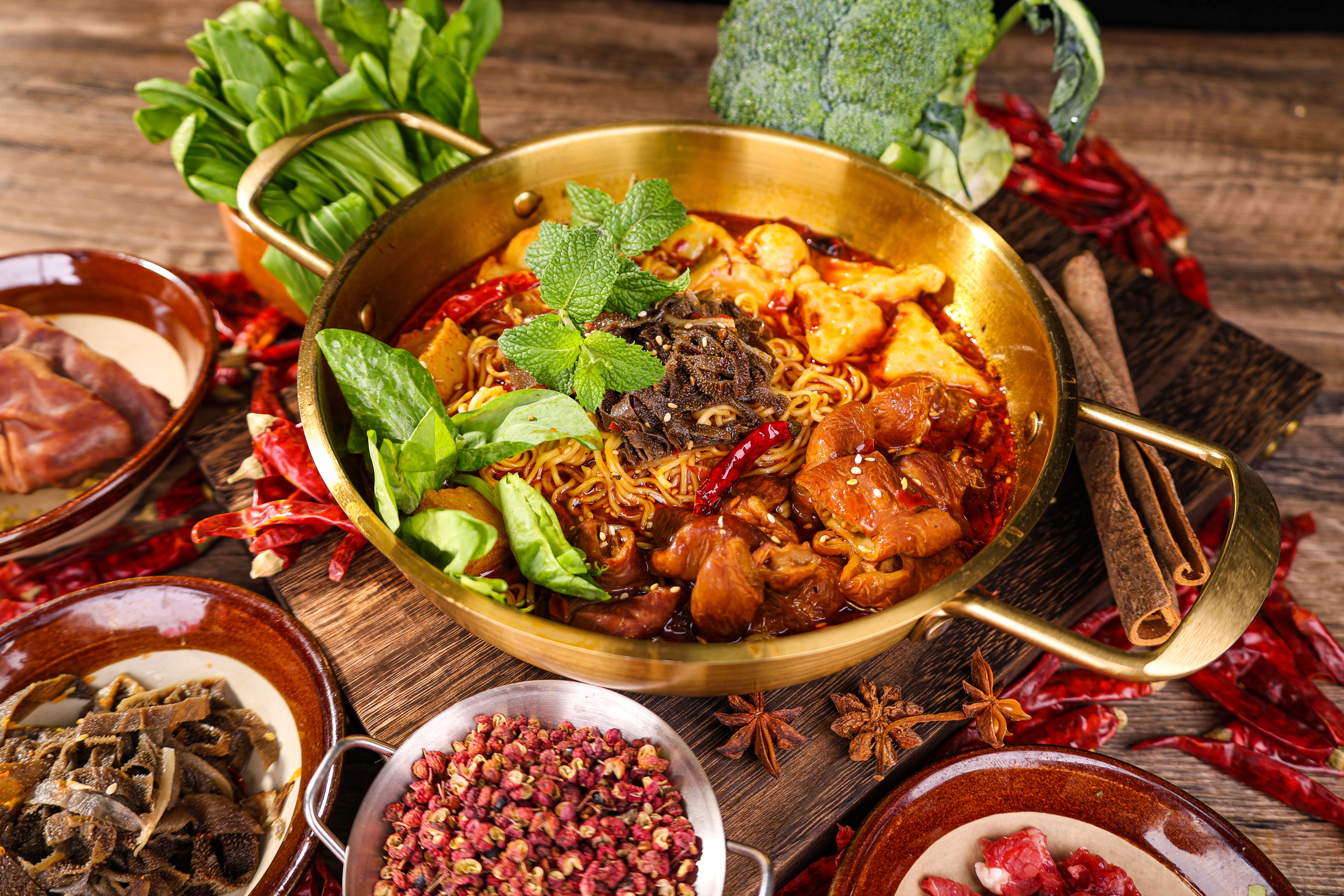 火锅底料产品展示