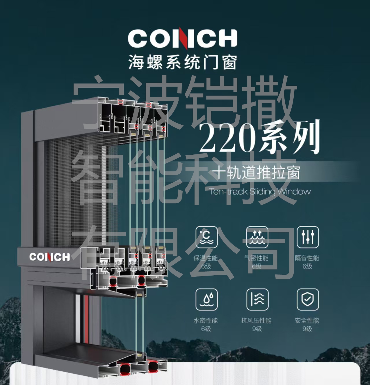 海螺系统窗产品图