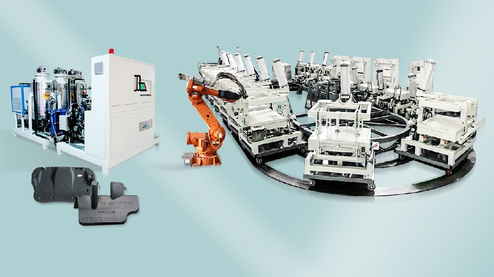 发泡机设备展示