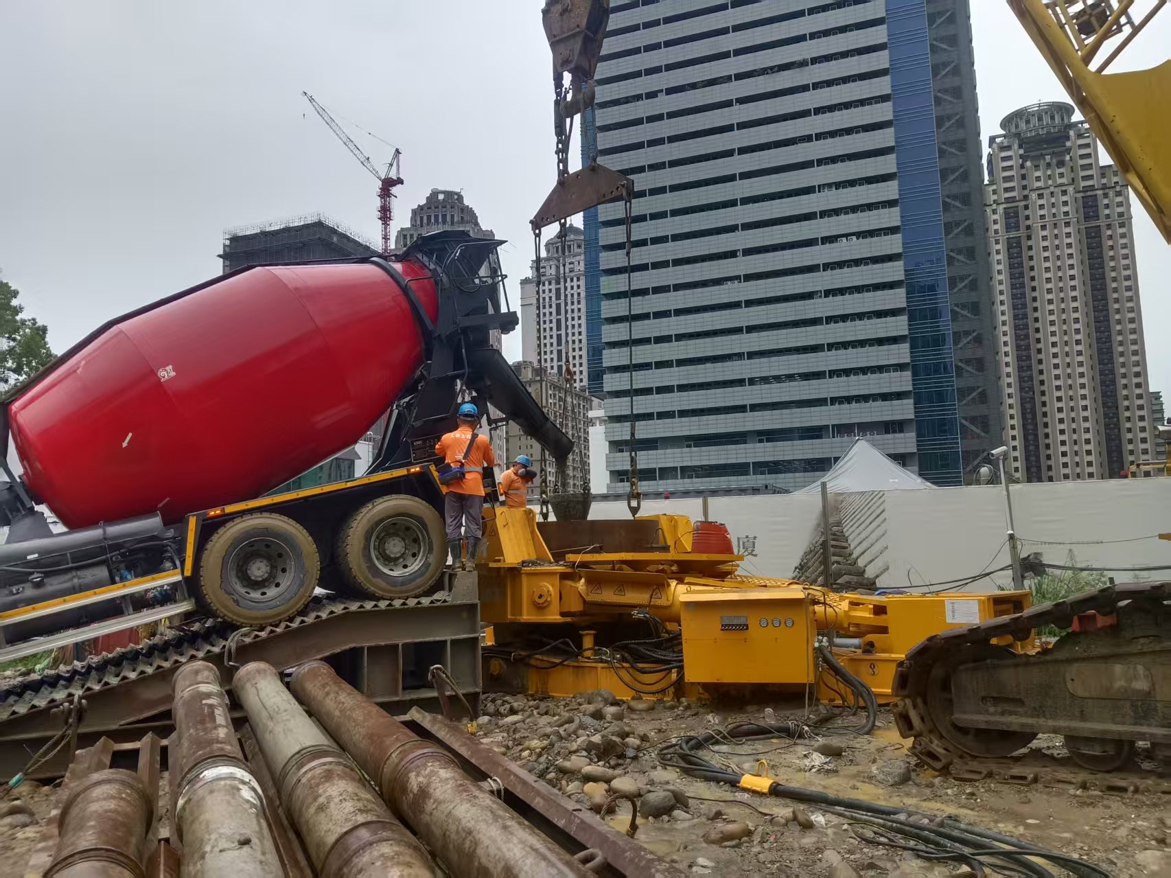 景安重工链刀设备展示