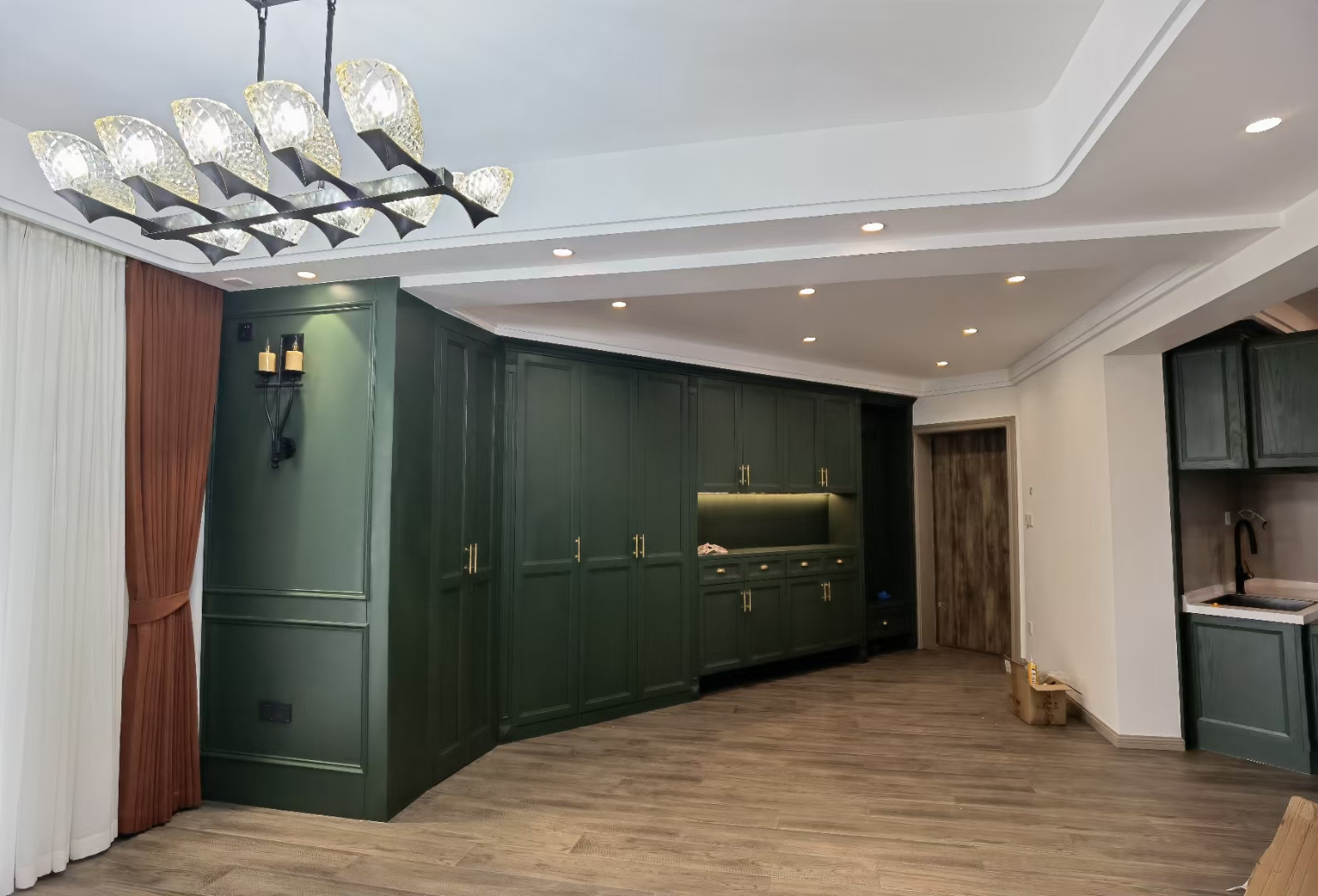 护墙板安装效果