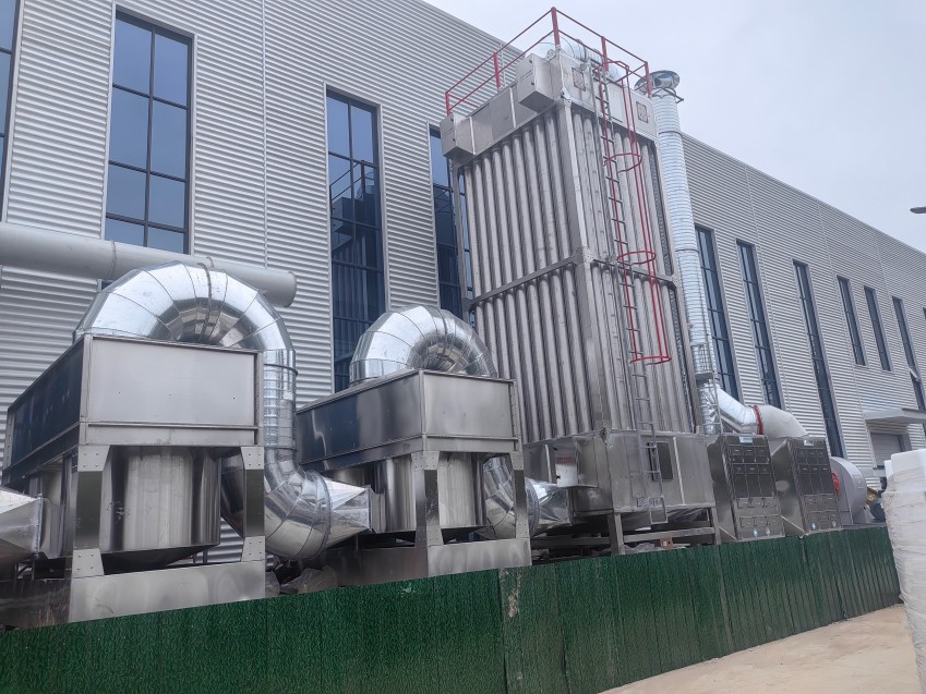 废气处理系统工程流程图解