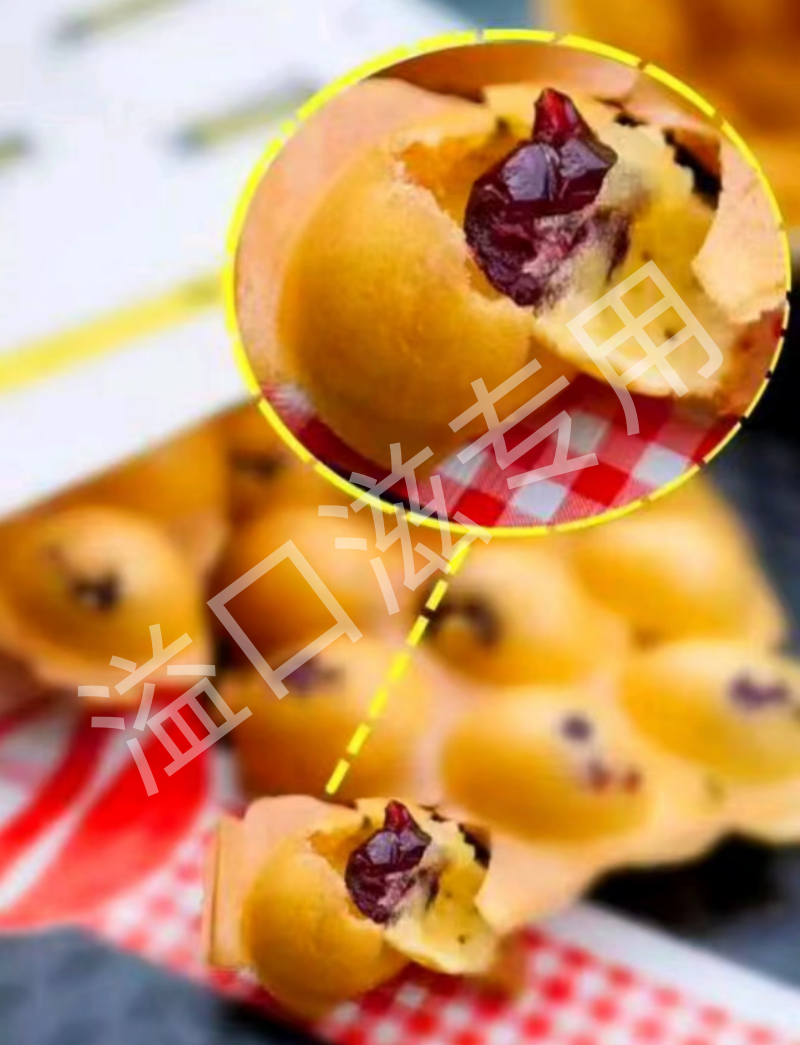 鸡蛋仔制作过程展示