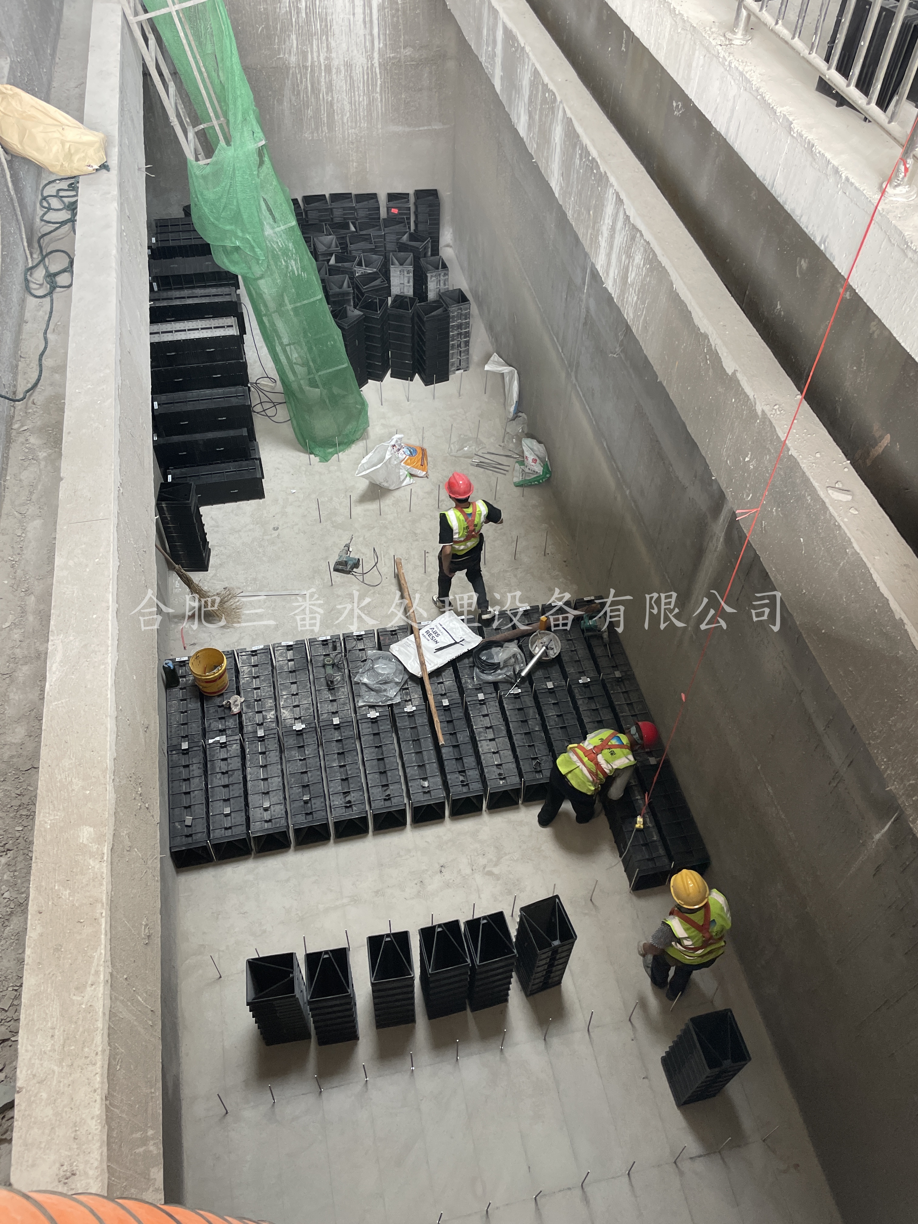 反硝化深床滤池示意图