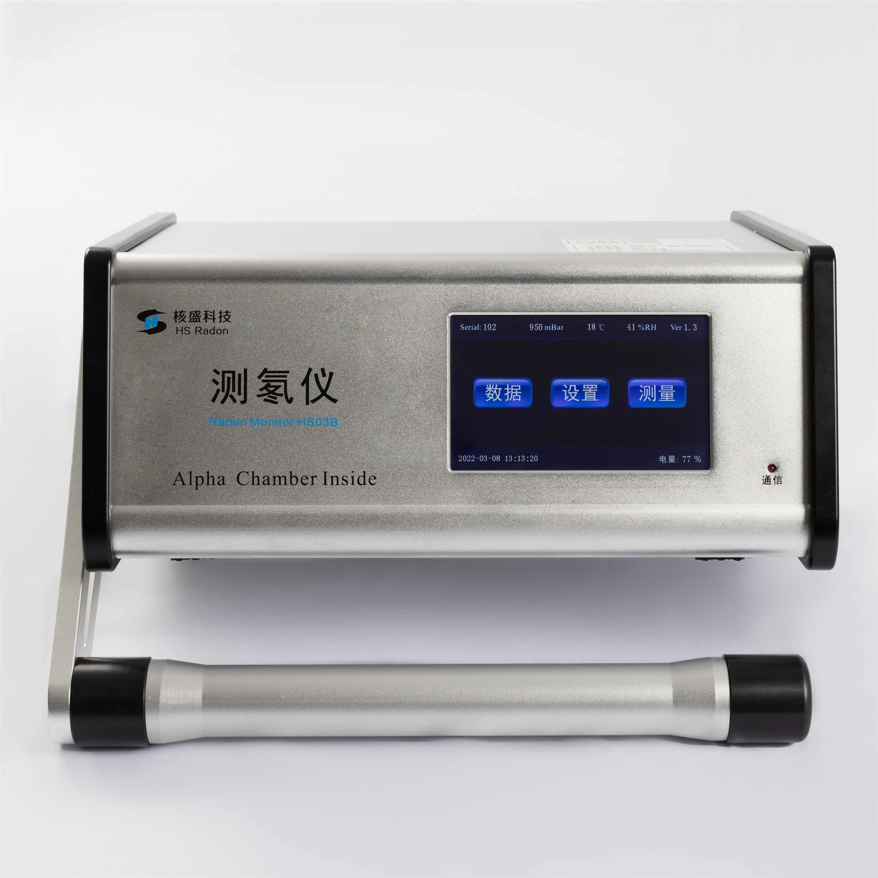 核盛科技测氡仪现场检测场景
