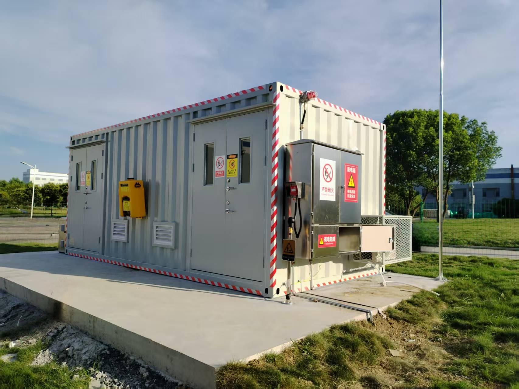 危化品集装箱内部安全设施展示