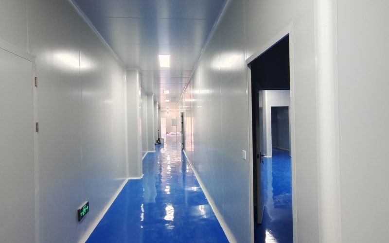 建硕净化医药洁净车间项目施工实景