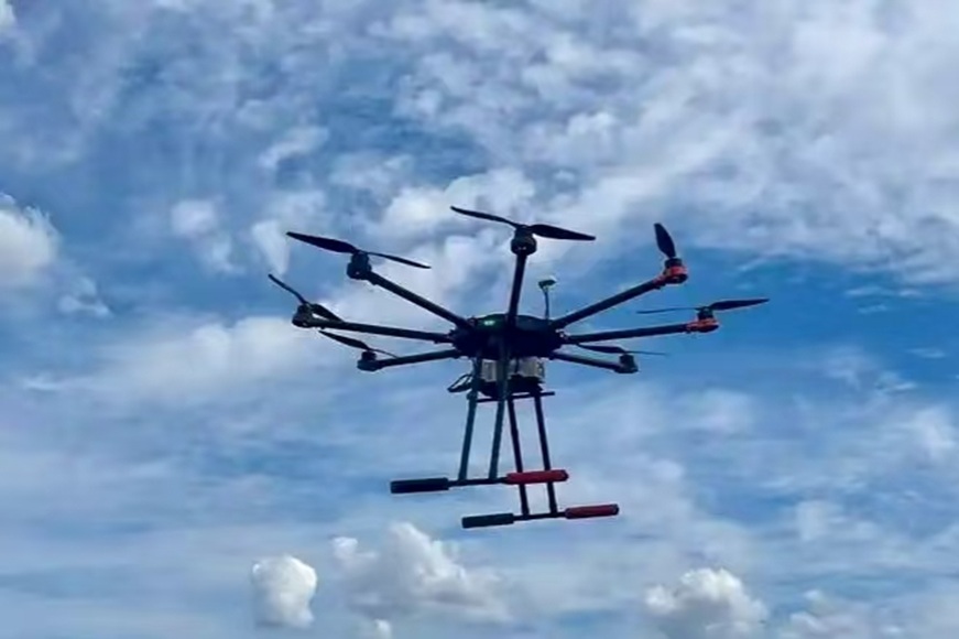 无人机模拟飞行训练场景