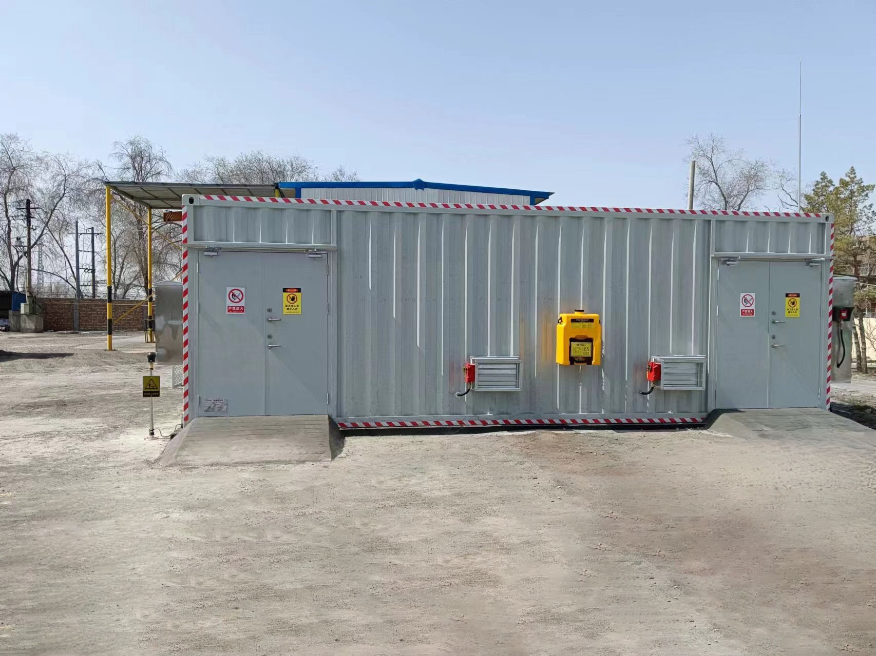 防爆集装箱定制化内部布局示意图