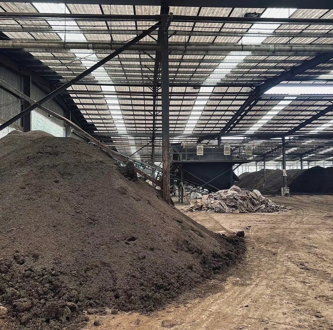 生物有机肥现代化发酵工艺示意