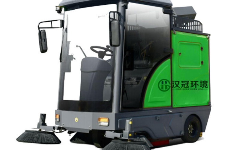 扫地车在工业园区的实际作业场景